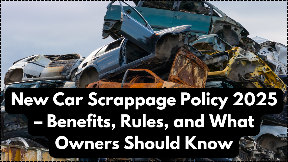 New Car Scrappage Policy 2025 – Benefits, Rules, and What Owners Should Know