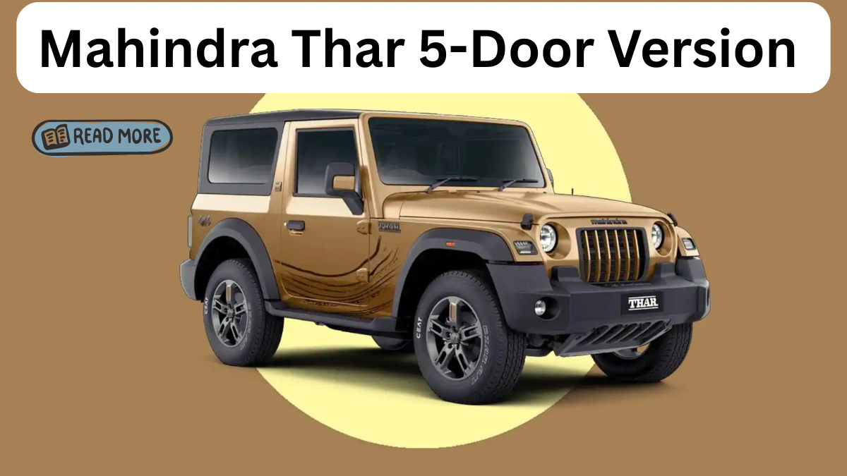 Mahindra Thar 5-Door Version Spotted Again – What to Expect Before Launch